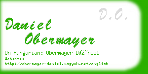 daniel obermayer business card